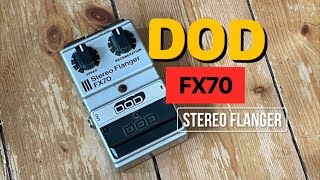 DOD FX70 Stereo Flanger [upl. by Gulgee785]