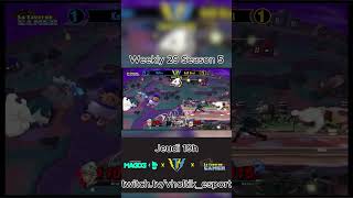 Premier TIMEOUT de SSB Magog ft Katsu AdR  Brul smashultimate nintendoswitch ssbmagog [upl. by Nilyad766]