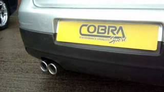 VW Golf Mk5 TDI Performance Exhaust by Cobra Sport Exhausts [upl. by Sheela322]