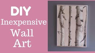 DIY Inexpensive Wall Art Hack [upl. by Lerret]