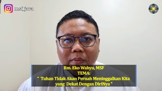 Tuhan Tidak Akan Pernah Meninggalkan Kita Yang Dekat Dengan DiriNya  Rhema 290724 [upl. by Daven]