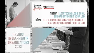 Trends in learning in organisations 2023  Thema  Thème 1 [upl. by Oicapot]