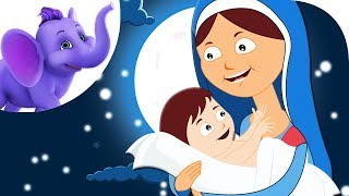 Silent Night with Lyrics  Kids Christmas Songs and Carols  Christmas 2018 [upl. by Ydnak644]