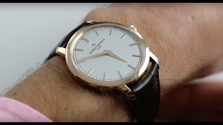 Vacheron Constantin Traditionelle Ref 43075000R9737 Watch Review [upl. by Ahsienauq]