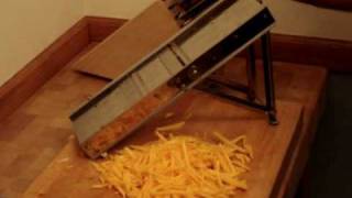 Mandoline Slicer how to Julienne Butternut Squash [upl. by Vokaay]