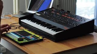 Polyend Tracker and Behringer Odyssey [upl. by Salkcin]