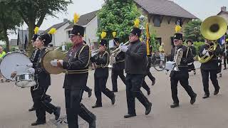 Schutterij st nicolaas Heythuysen optocht 2 Meijel 2023 [upl. by Akimit731]