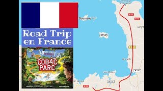 Cred 366 Dinan to Cherbourg France Beaches and Corsaire rollercoaster at Cobac Parc Sept 2024 [upl. by Niobe]