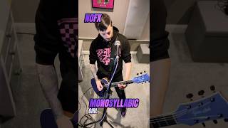 NOFX  Monosyllabic Girl  cover by James Pendle featuring Alessandro Vitiello on the drums 🤘🤘 [upl. by Aidne]