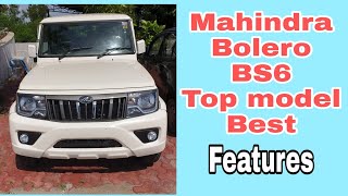 Mahindra Bolero B6O Best Features  2021 Mahindra Bolero top model detailed Video [upl. by Aneelas]