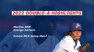 MiLB Highlights Marlins RHP George Soriano with DoubleA Pensacola  Fish Prospects [upl. by Dogs399]