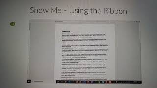 Word 2019  Using the Ribbon tutorial  Cana Fam [upl. by Yc]