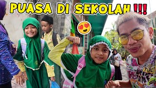 HARI PERTAMA ALUNA DAN AMANDA PUASA DI SEKOLAH HAMPIR BATAL [upl. by Anitan135]