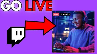 How To Go Live On Twitch On PC amp Laptop  Stream On Twitch [upl. by Candice]