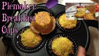 Breakfast Cups Piemaker Budget Recipe cheekyricho tutorial [upl. by Leanard]