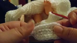 Zapatito a crochet para niño Dios Paso a paso [upl. by Isewk]