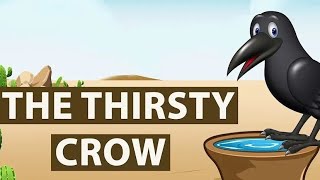 Thirsty Crow story in English  Moral stories for kids  Bedtime stories for children [upl. by Esinnej]