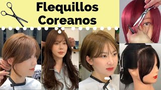 Flequillos Estilo Coreano Fácil de hacer Ideales para cualquier tipo de rostro [upl. by Belinda]