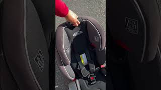 Graco Slimfit Car Seat Durable Quality Space Saver in Back Seat [upl. by Yelkrab]