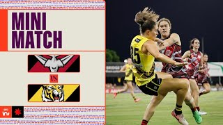 Essendon v Richmond Mini Match  Week 9 2024  AFLW [upl. by Sherburne919]