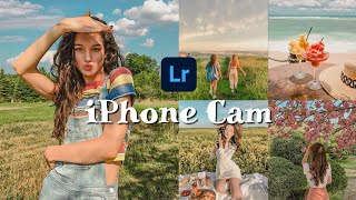 iphone camera inspired Preset  Lightroom preset mobile tutorial  Free DNG file  Astrida Presets [upl. by Dnyletak]