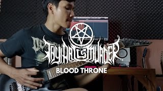 Thy Art Is Murder  Blood Throne Guitar Cover  TAB [upl. by Aicena]