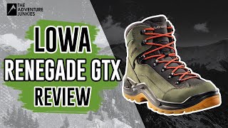 Lowa Renegade GTX Mid Review The Best Waterproof Hiking Boots For Men [upl. by Eerrehc859]