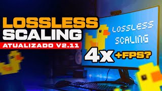 LOSSLESS SCALING ATUALIZOU  4X MAIS FPS NOS JOGOS E MENOS INPUT LAG  VEJA EM DETALHES V 211 [upl. by Ailema]