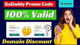 Godaddy domain Promo Code 2024 Godaddy promo code for domain purchase goddy se domain kaise kharide [upl. by Yong69]