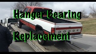 Dodge Cummins Hanger Bearing Replacement  UJoint Carnage [upl. by Tiernan]