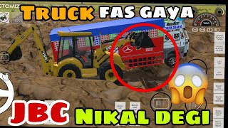 Truck keech mai fas gaya kya JBC esko nikal degi comment m Btao 😱 trending gaming viralvideos [upl. by Wertheimer383]