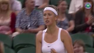 Azarenka v Paszek Classic Wimbledon Rally [upl. by Takken]