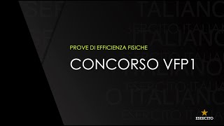 Prove di efficienza fisica  CONCORSO VFP1 [upl. by Thorley]