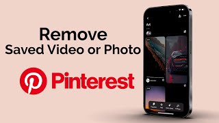 How To Remove A Saved Video Or Picture From Pinterest [upl. by Clere]