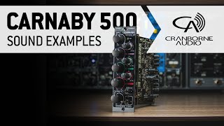 Carnaby 500 Sound Examples  Harmonic EQ for 500 Series [upl. by Aicitel]