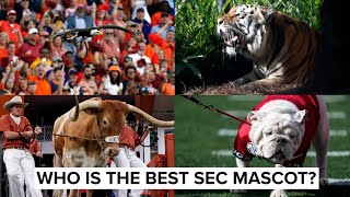 Who is the best SEC mascot  WFAA asks Paul Finebaum other media members at SEC Media Days [upl. by Jezrdna303]