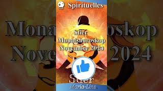 Stier SPIRITUALITÄT ✨ Horoskop November 2024 [upl. by Ecnarretal238]