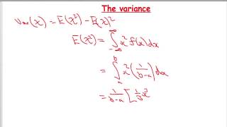 Edexcel S2 Tutorial 4  Continuous Uniform Distribution [upl. by Dickens]