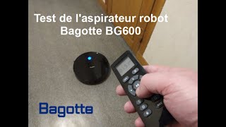 Test de laspirateur robot Bagotte BG600 [upl. by Enaid]