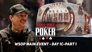 WSOP Main Event Day 1c with Phil Hellmuth [upl. by Marleah204]