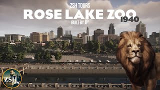 Rose Lake Zoo Tour ¦ Incredible 1940s City Zoo by JP ¦ Planet Zoo Best Zoo Tours [upl. by Coulson]