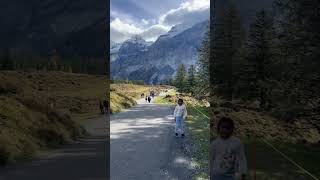 Oeschinensee Switzerland Mountains Nature Snow [upl. by Radborne]