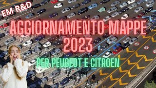 Mappe aggiornate Peugeot e Citroen 2022 2023 SMEG 3 4 5 e 6 per 208 2008 308 3008 508 C3 ecc [upl. by Htaras]