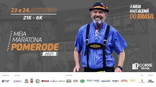 Chegada 6K Meia Maratona de Pomerode 2021 [upl. by Llireva]