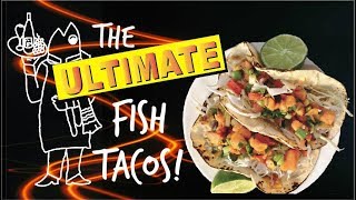 Best Fish Taco Recipe 😜Yellowtail Tacos amp Pico De Gallo Making The Best Fresh Yellowtail Recipe [upl. by Wileen]