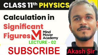 SIGNIFICANT FIGURES l CALCULATION l CLASS 11 l PHYSICS EXPLANATION BY AKASHH SIRl [upl. by Goody939]