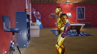 NEW Fortnite SECRET quotStark Fan Clubquot Iron Man Quests❗ Map Location  Challenge Guide [upl. by Ayisan292]