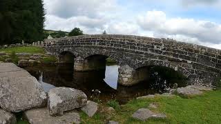 Clapper bridges Stone Circle Ancient enclosure Dartmoor [upl. by Hachmin]