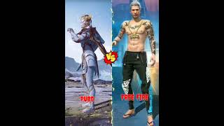 free fire vs pubg attitude video freefire freefirevspubg ytshorts shorts [upl. by Nrevel]