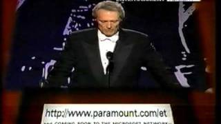 Jim Carrey helps to honor Clint Eastwood ET [upl. by Sorcha424]